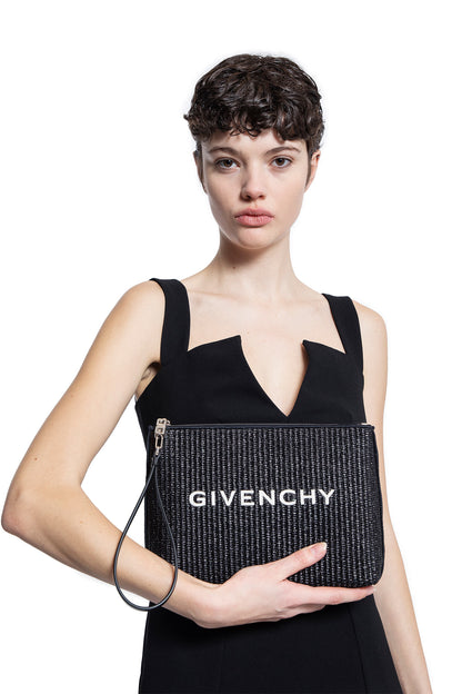 GIVENCHY WOMAN BLACK CLUTCHES & POUCHES