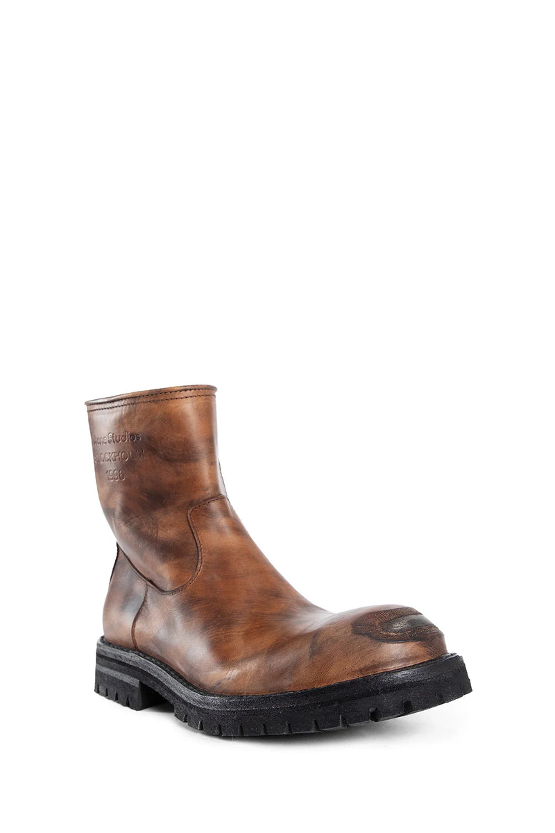 ACNE STUDIOS MAN BROWN BOOTS - Antonioli.eu