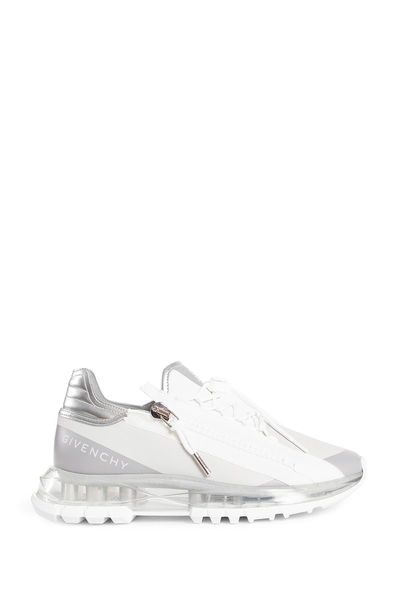 GIVENCHY WOMAN SILVER SNEAKERS