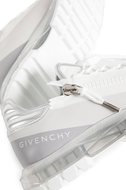 GIVENCHY WOMAN SILVER SNEAKERS