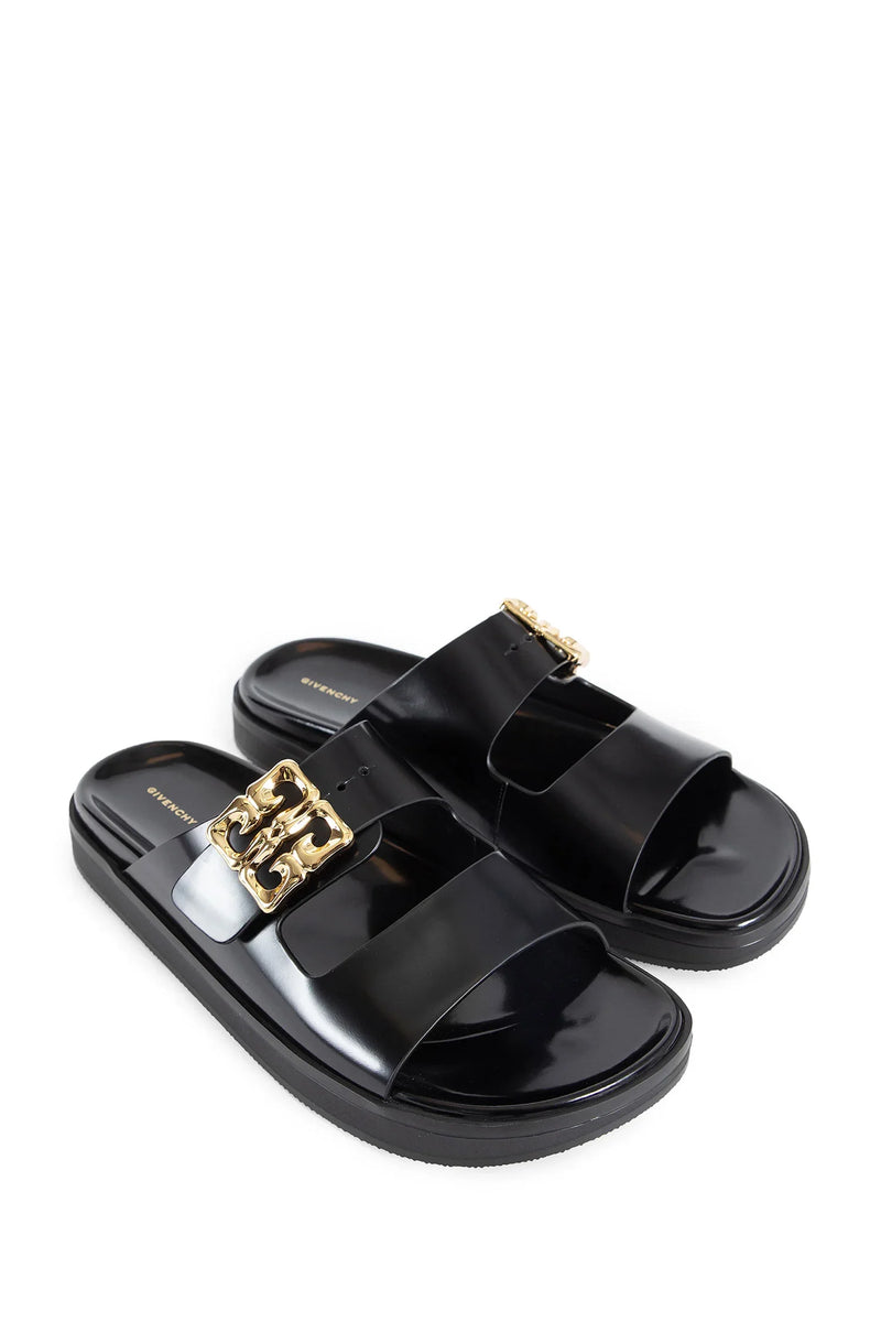 GIVENCHY WOMAN BLACK SANDALS & SLIDES - Antonioli.eu