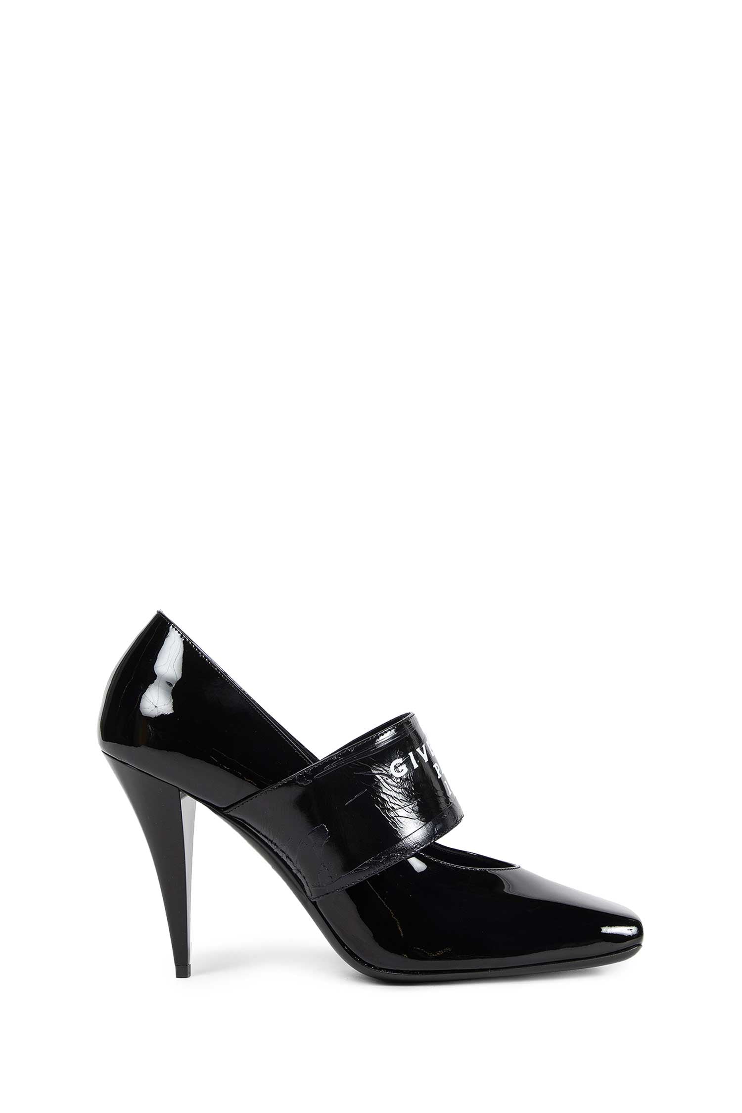 Sliced Square Tape Pumps