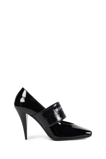 Sliced Square Tape Pumps