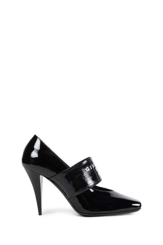 Sliced Square Tape Pumps