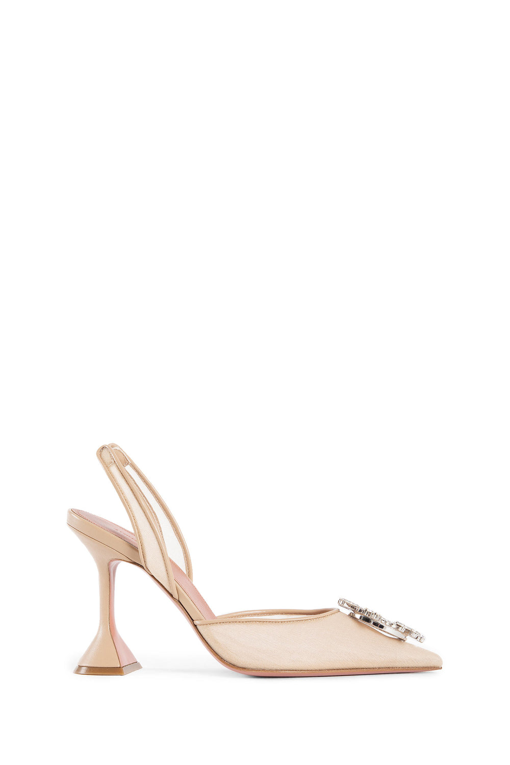 AMINA MUADDI WOMAN BEIGE PUMPS