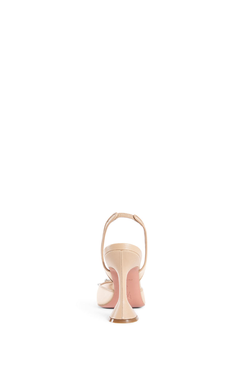 AMINA MUADDI WOMAN BEIGE PUMPS