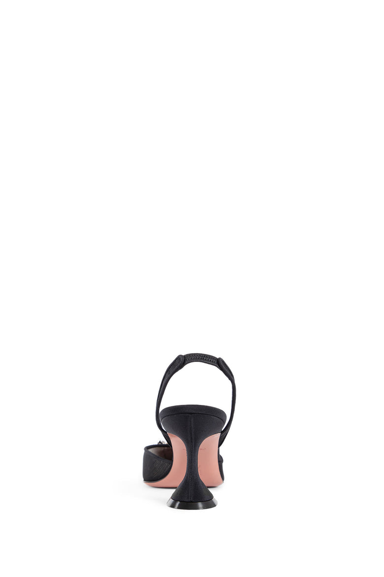 AMINA MUADDI WOMAN BLACK PUMPS