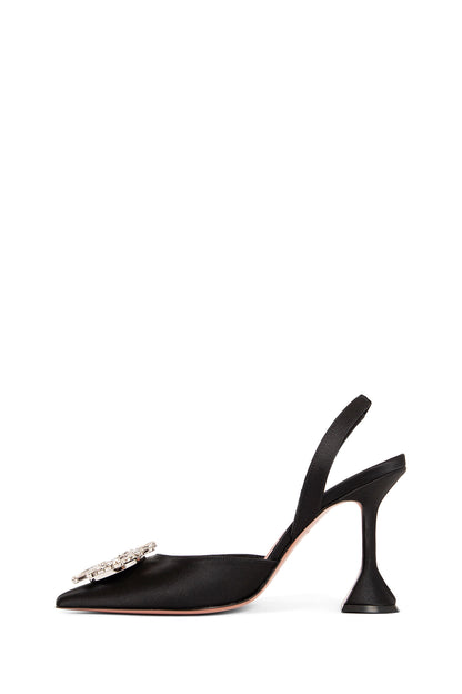 AMINA MUADDI WOMAN BLACK PUMPS