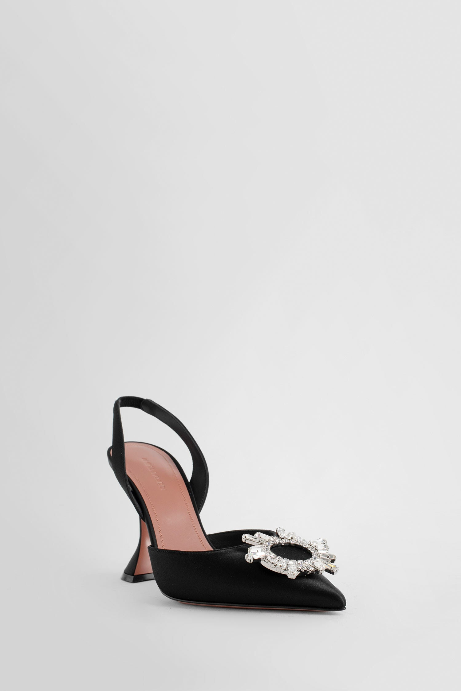 AMINA MUADDI WOMAN BLACK PUMPS