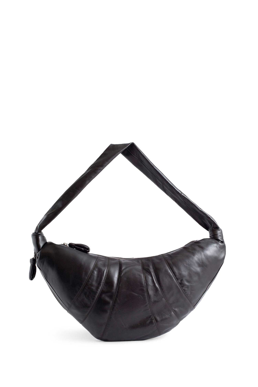 Large Croissant Leather Shoulder Bag