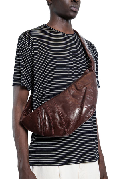 LEMAIRE MAN BROWN SHOULDER BAGS