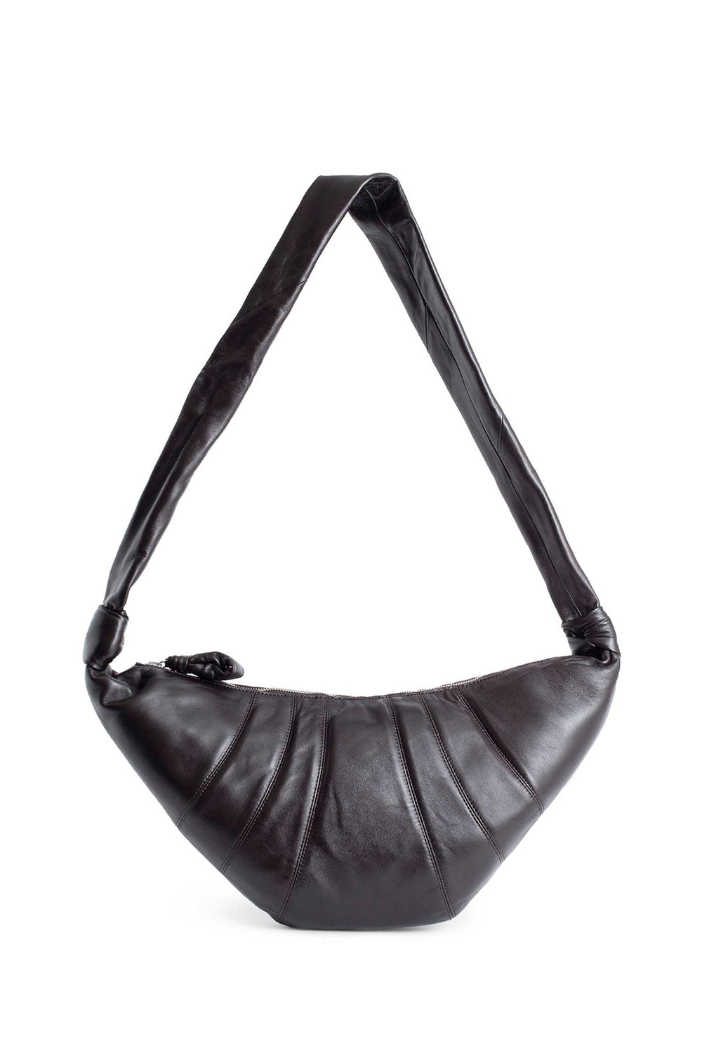 Medium Croissant Leather Shoulder Bag