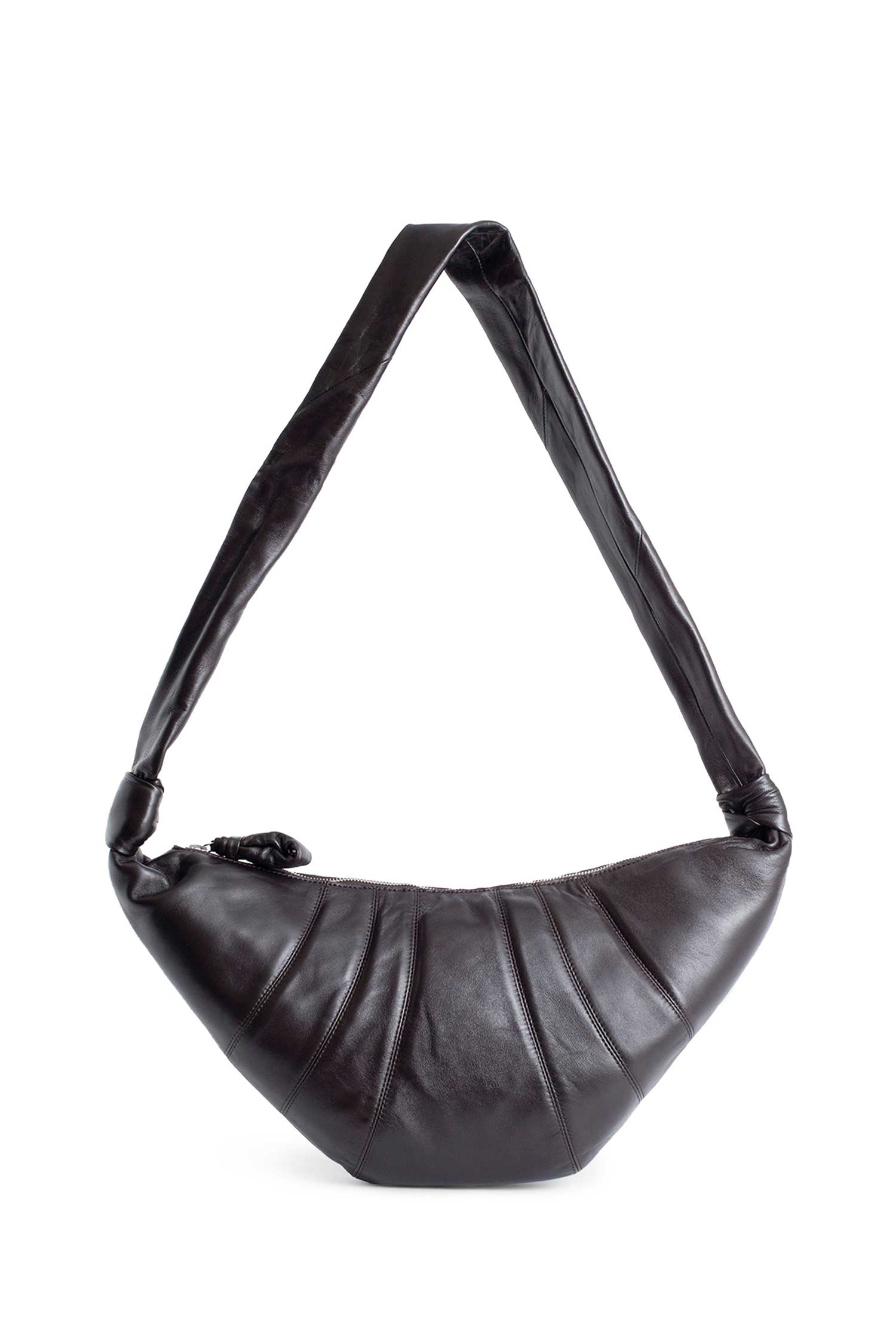 Medium Croissant Leather Shoulder Bag
