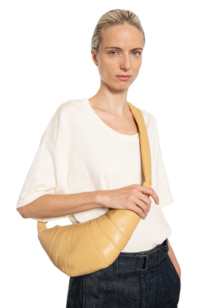 LEMAIRE WOMAN YELLOW CROSSBODY BAGS