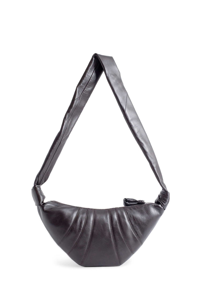 Small Croissant Leather Shoulder Bag