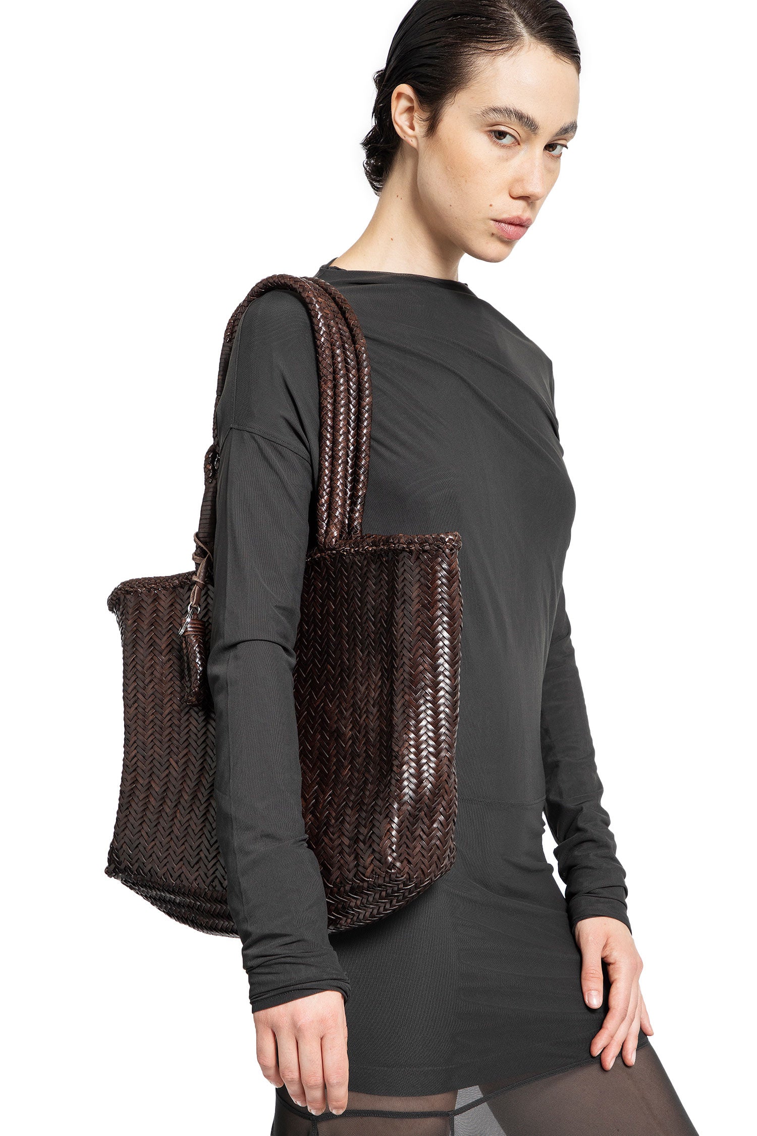 LEMAIRE WOMAN BROWN TOTE BAGS