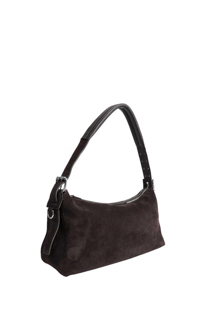 Belted Baguette Shoulder Bag