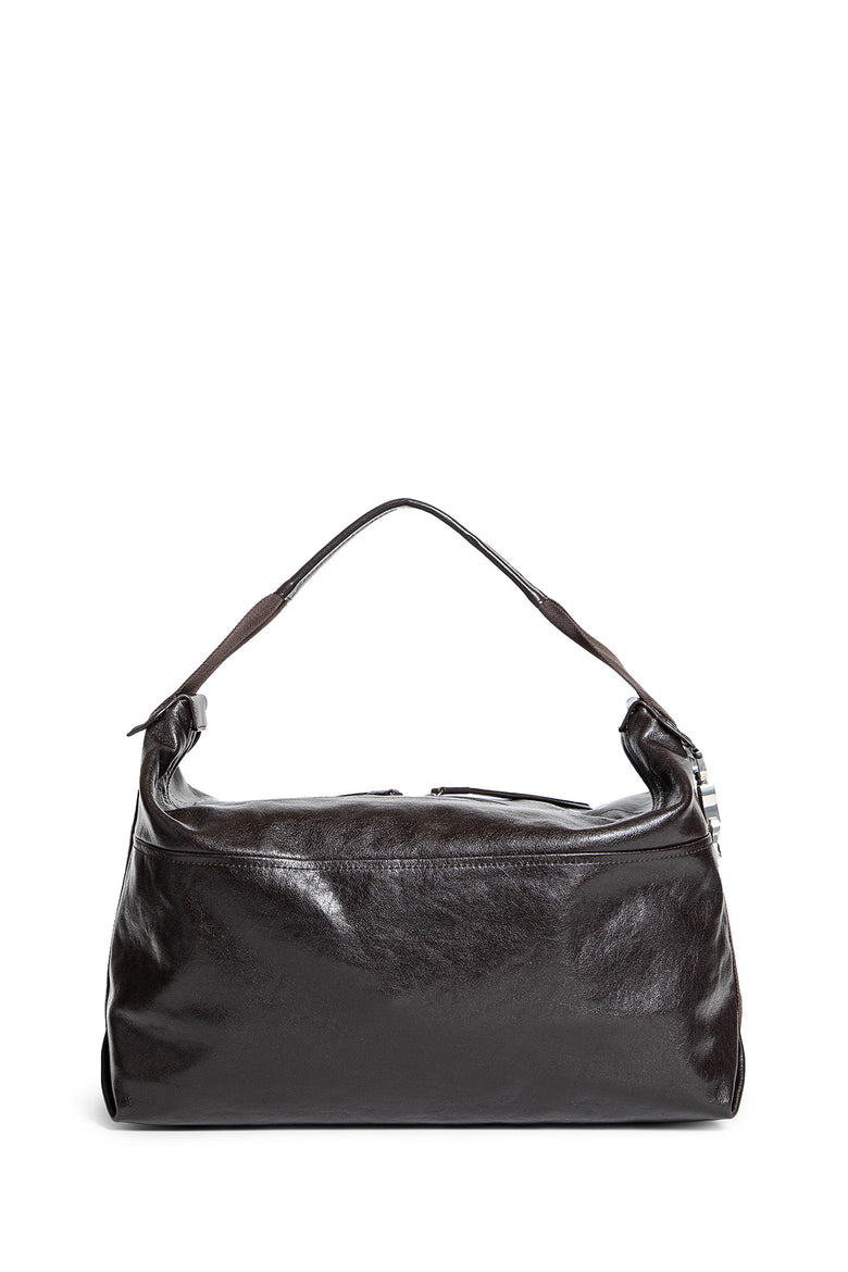 LEMAIRE WOMAN BROWN SHOULDER BAGS