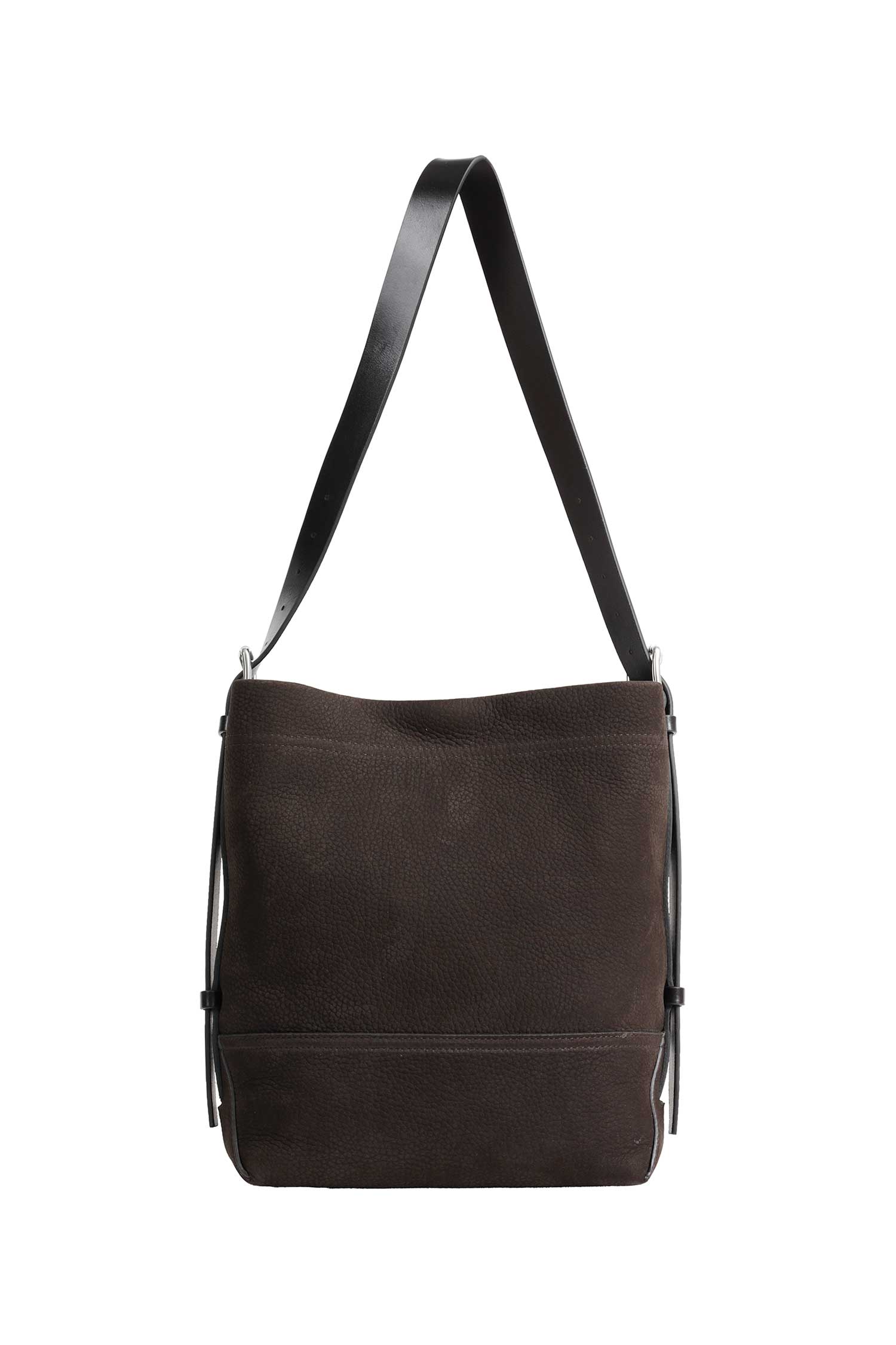 Small Belted Tote in Alpaca Nubuck