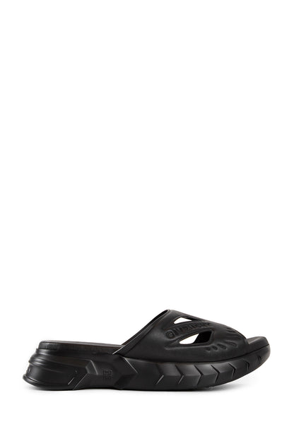 GIVENCHY MAN BLACK SANDALS & SLIDES