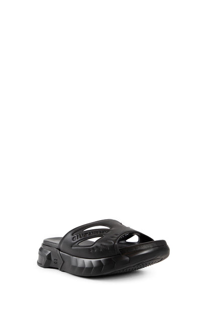 GIVENCHY MAN BLACK SANDALS & SLIDES