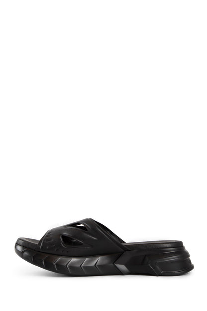 GIVENCHY MAN BLACK SANDALS & SLIDES