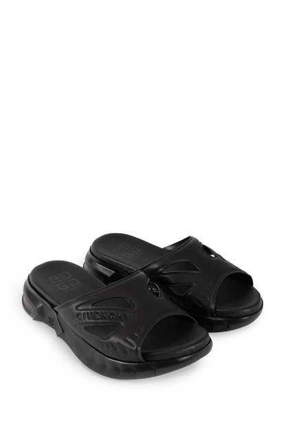 GIVENCHY MAN BLACK SANDALS & SLIDES