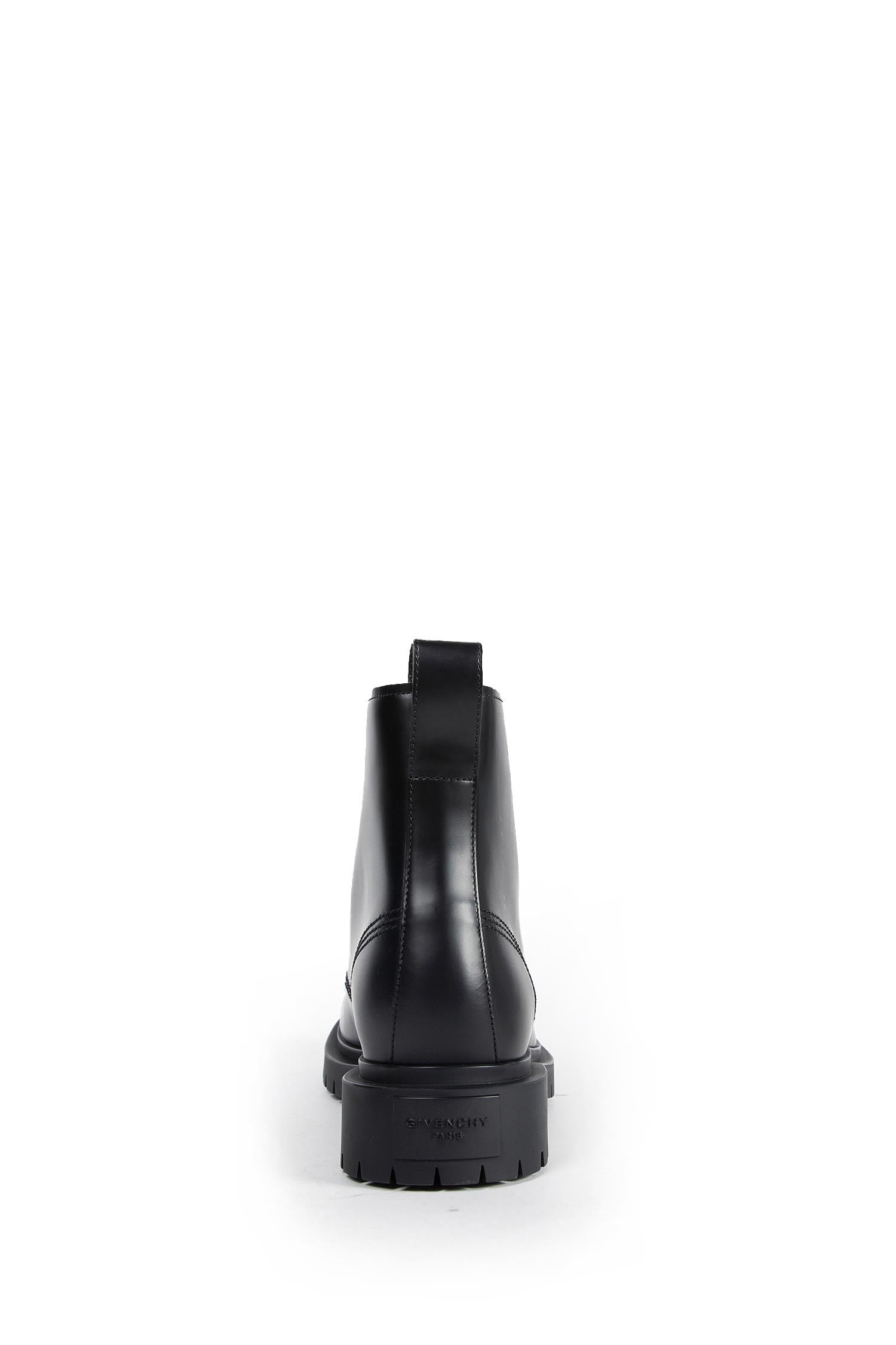 Leather Lace-Up Boots
