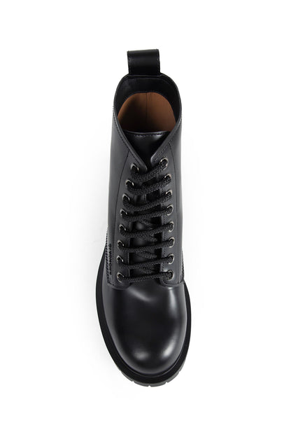 Leather Lace-Up Boots