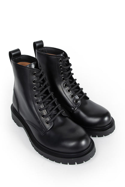Leather Lace-Up Boots