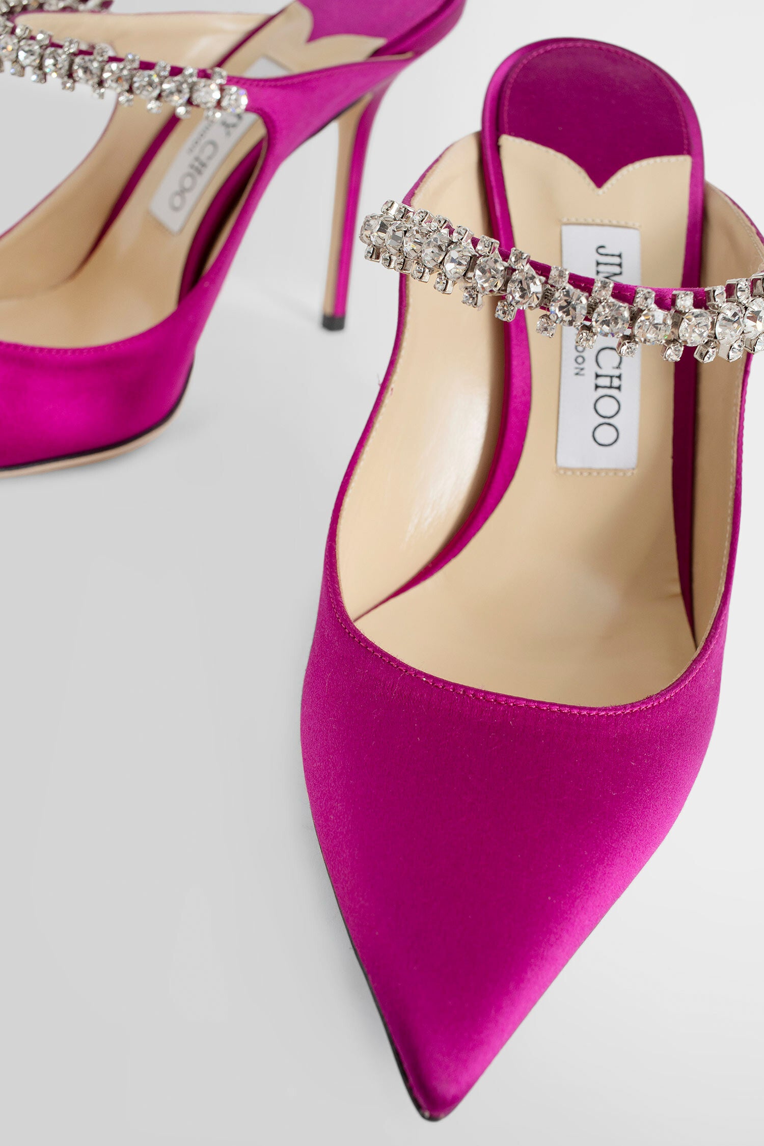 JIMMY CHOO WOMAN PINK MULES