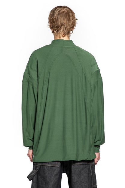 Padded Shoulder Long Sleeve Top
