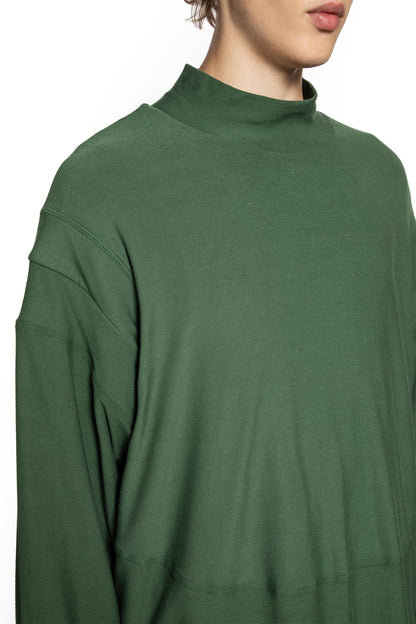Padded Shoulder Long Sleeve Top