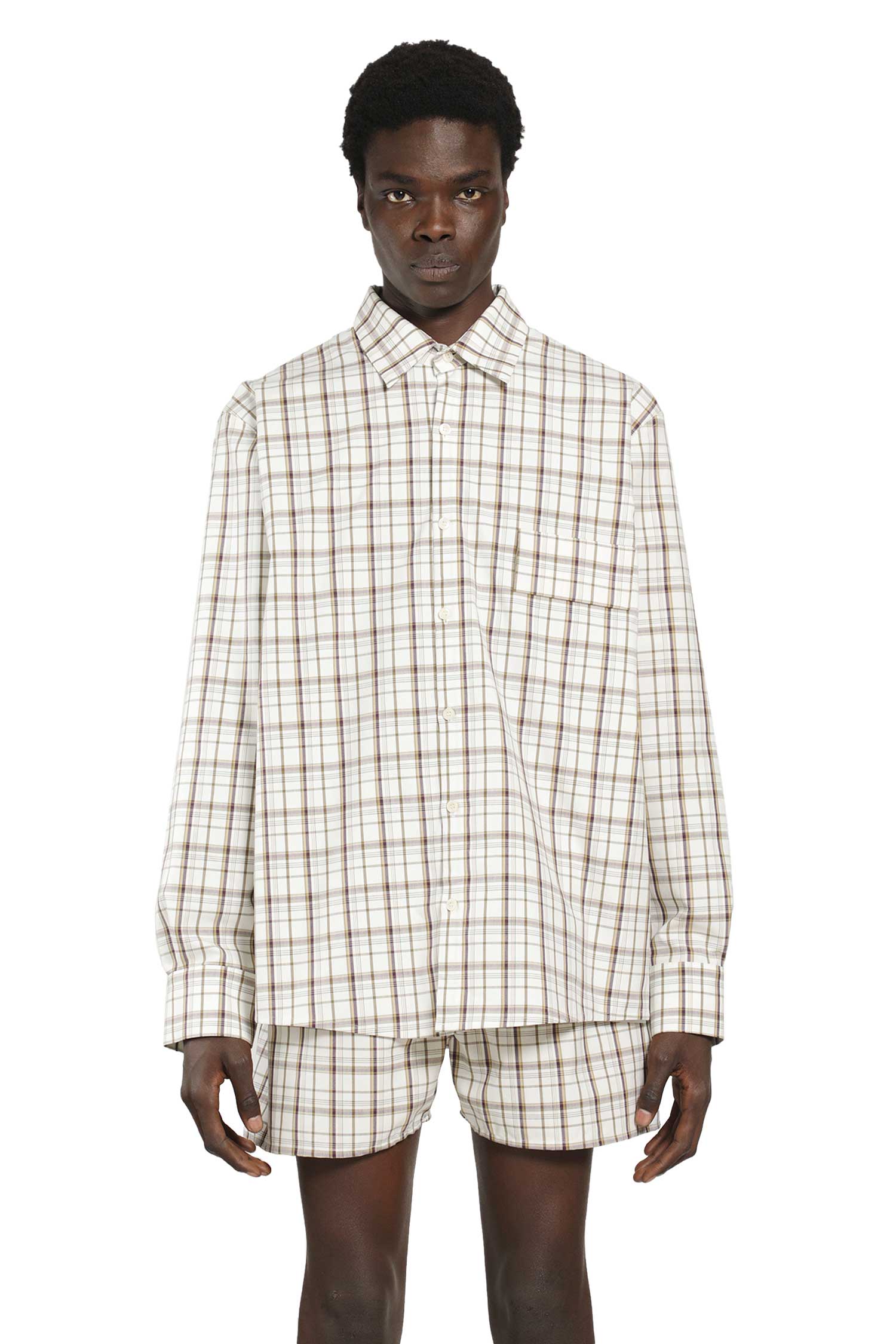 BRYAN JIMENEZ Check Shirt man