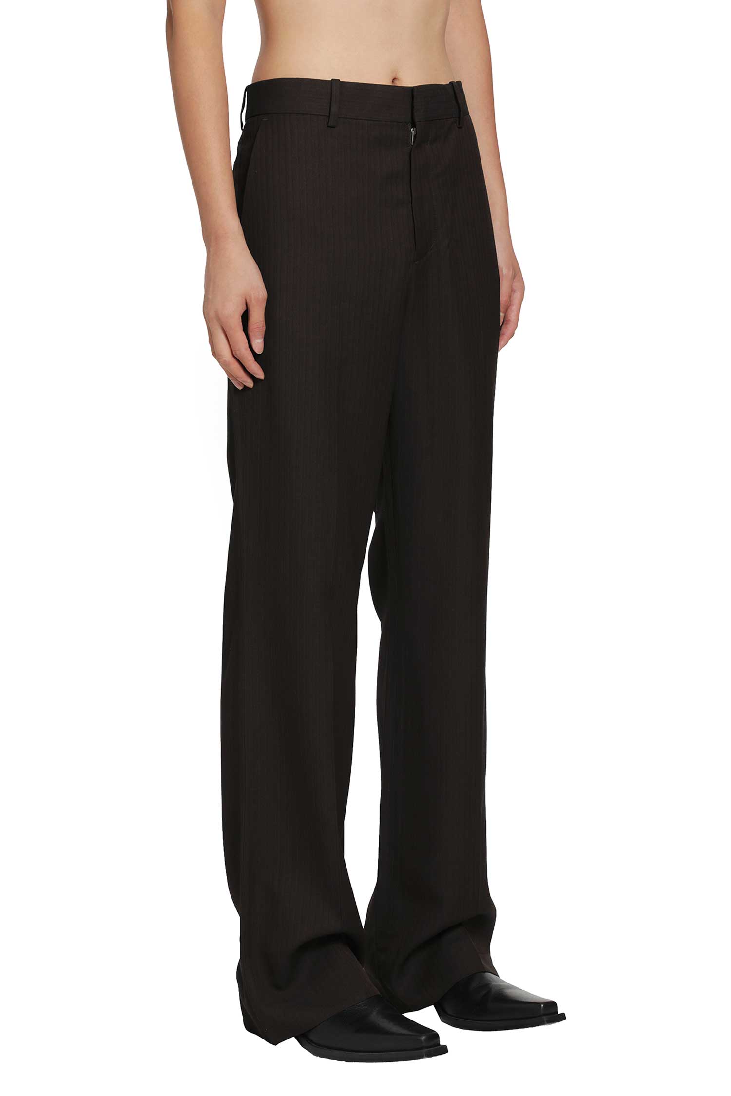 Tailored Herringbone Trousers
