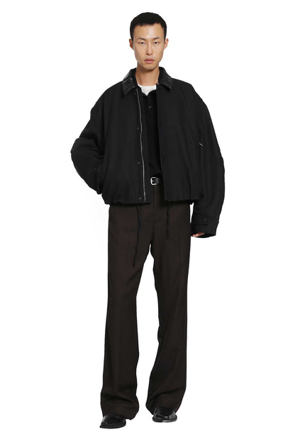Tailored Herringbone Trousers
