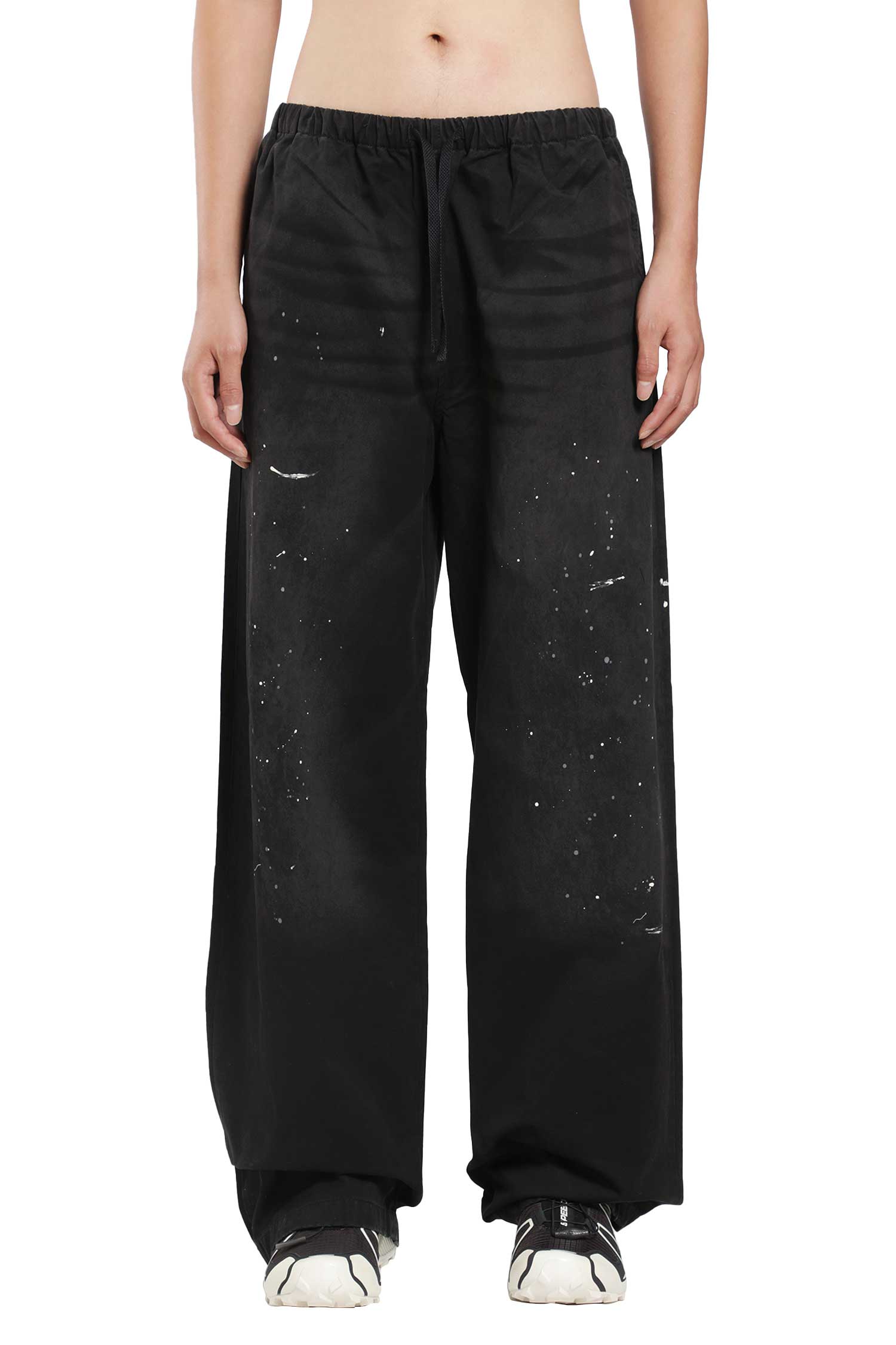 ACNE STUDIOS Washed Cotton Drawstring Trousers man