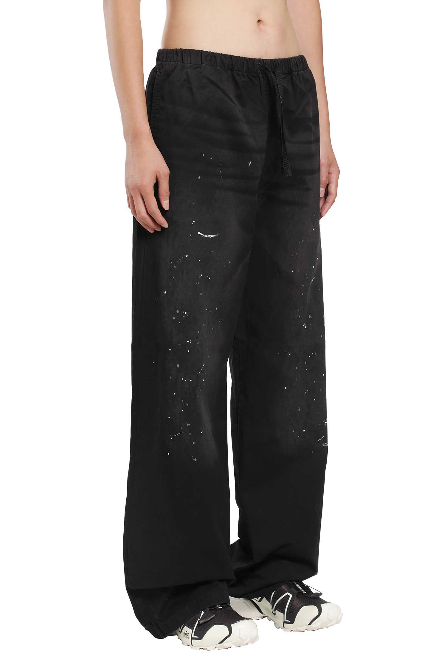 ACNE STUDIOS Washed Cotton Drawstring Trousers man