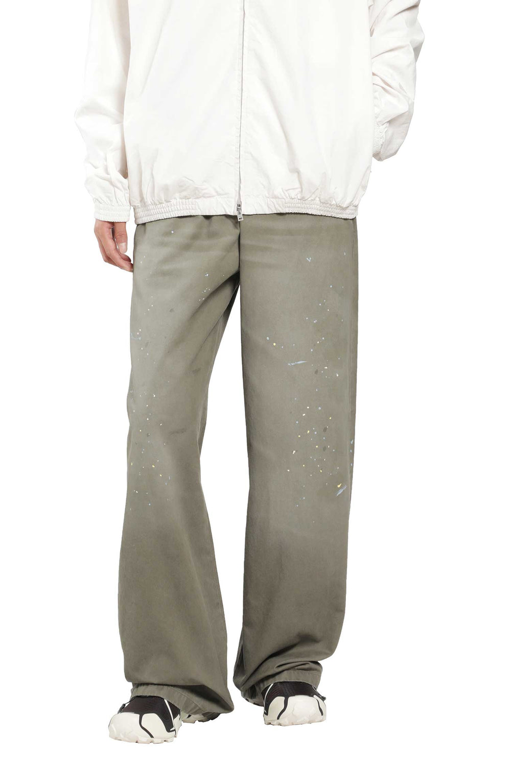 ACNE STUDIOS Washed Cotton Drawstring Trousers man