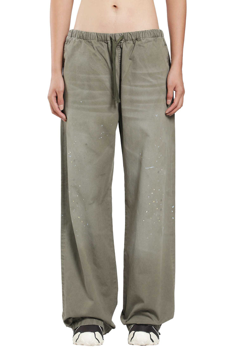 ACNE STUDIOS Washed Cotton Drawstring Trousers man