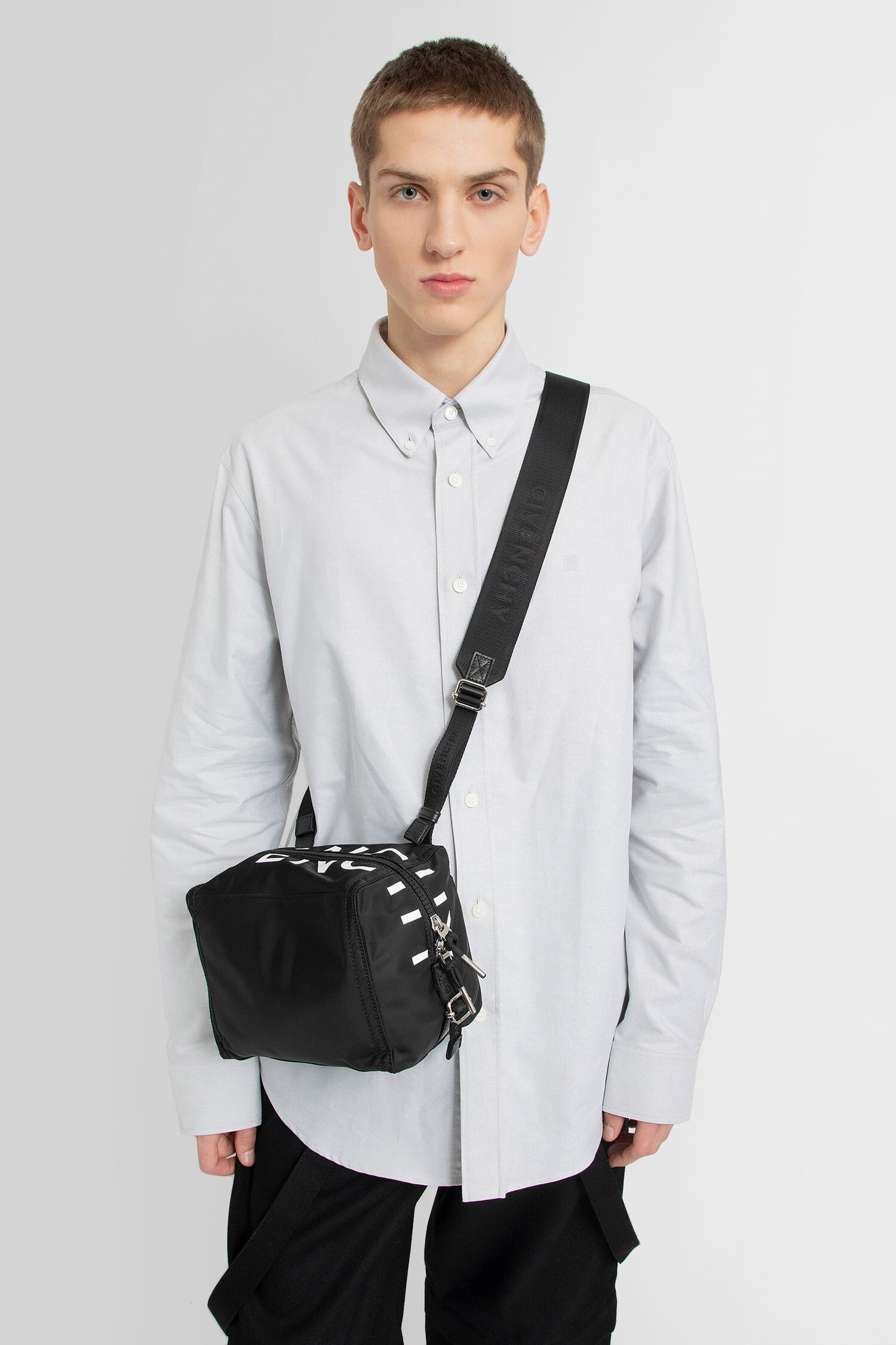 GIVENCHY MAN BLACK CROSSBODY BAGS