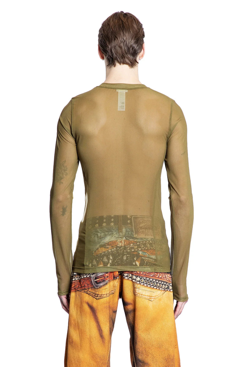 Sprayed Logo Long Sleeve T-Shirt - Antonioli.eu