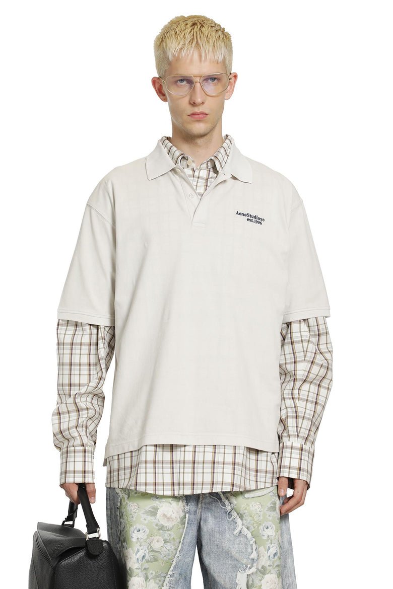 ACNE STUDIOS Washed Logo Polo man
