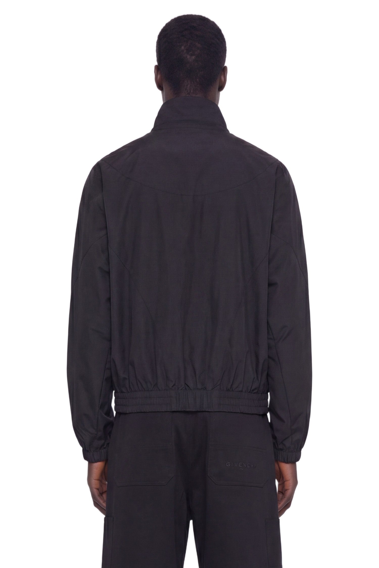 Mix Material Cut Outs Blouson