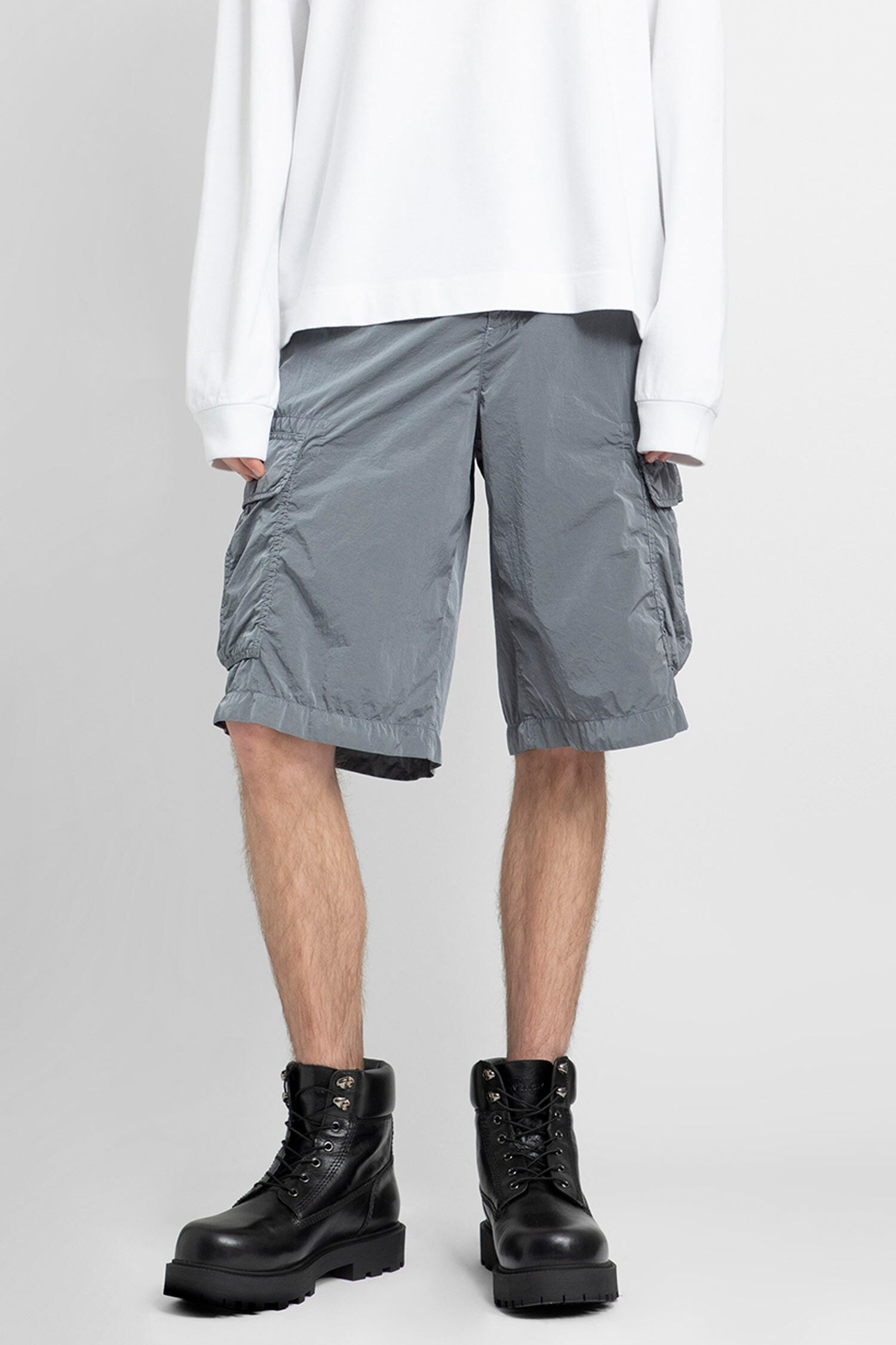 GIVENCHY MAN GREY SHORTS & SKIRTS