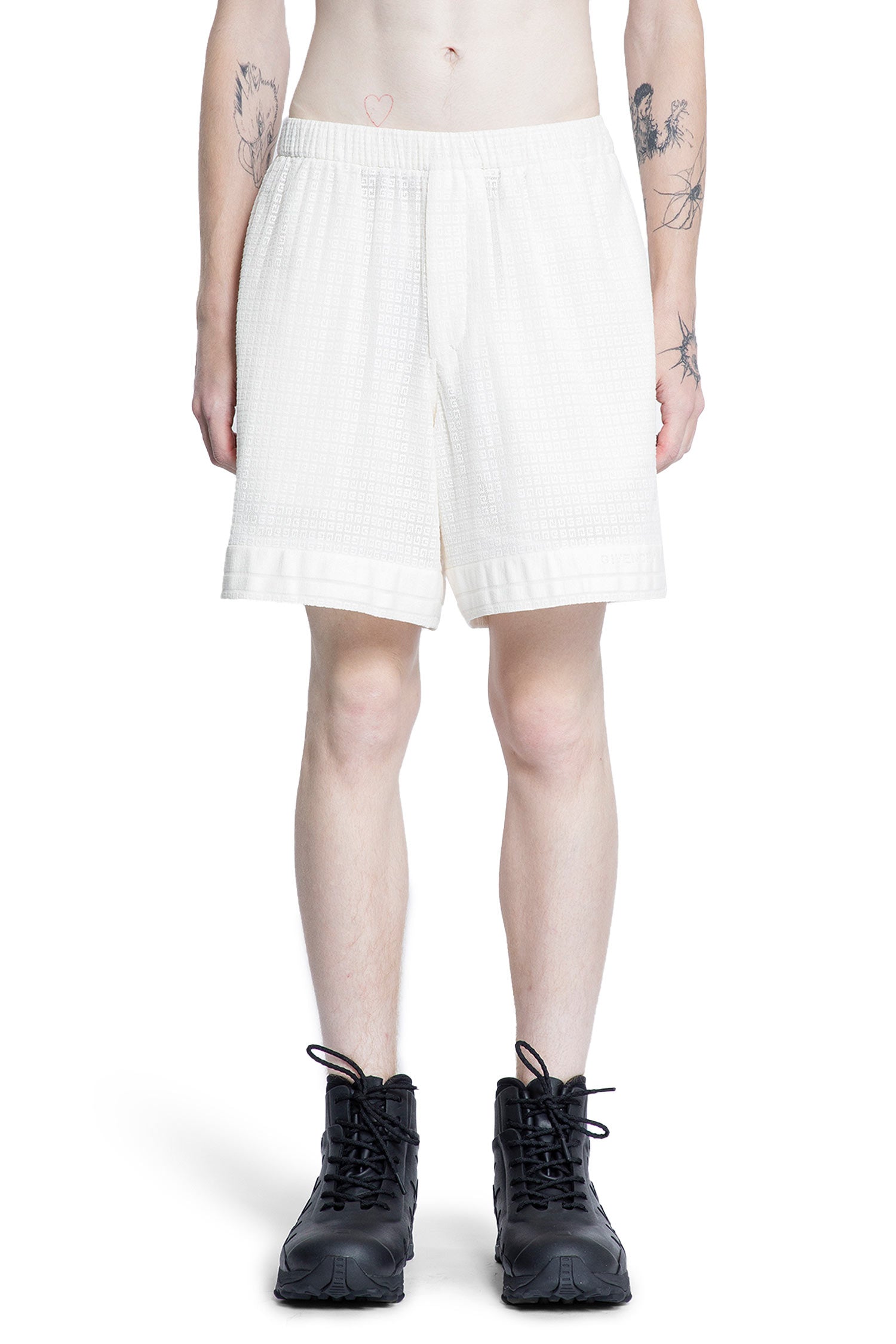 GIVENCHY MAN WHITE SHORTS & SKIRTS