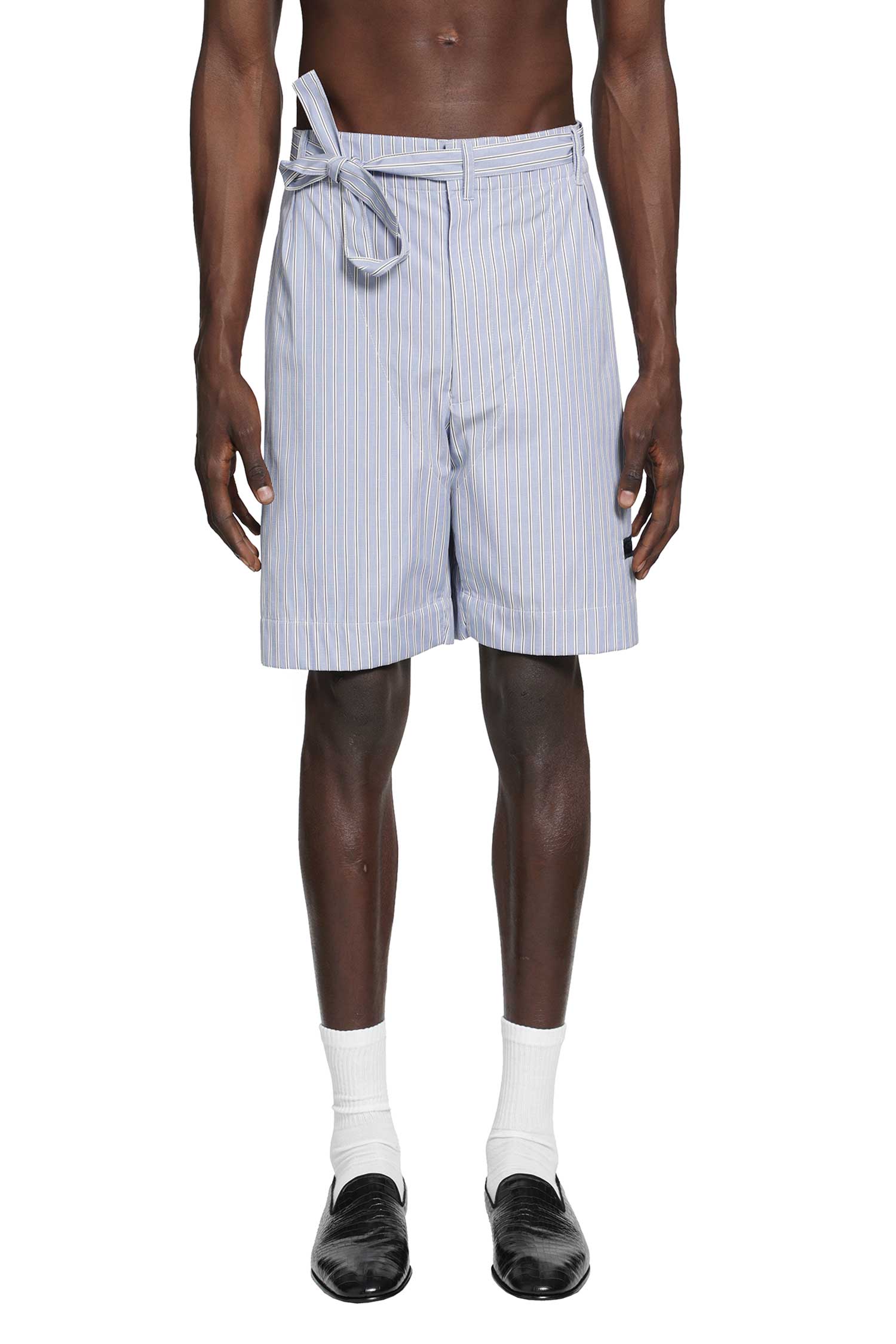 Striped Bermuda Shorts