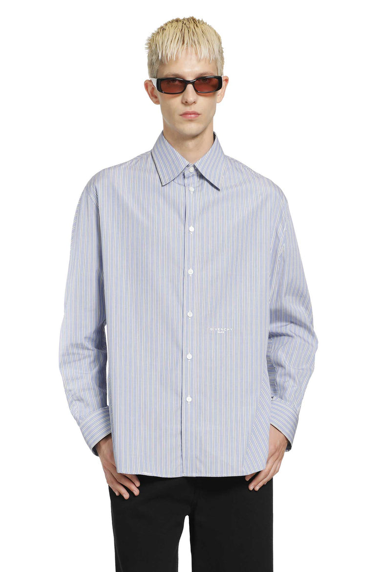 GIVENCHY Pinstriped Shirt in Cotton Poplin man