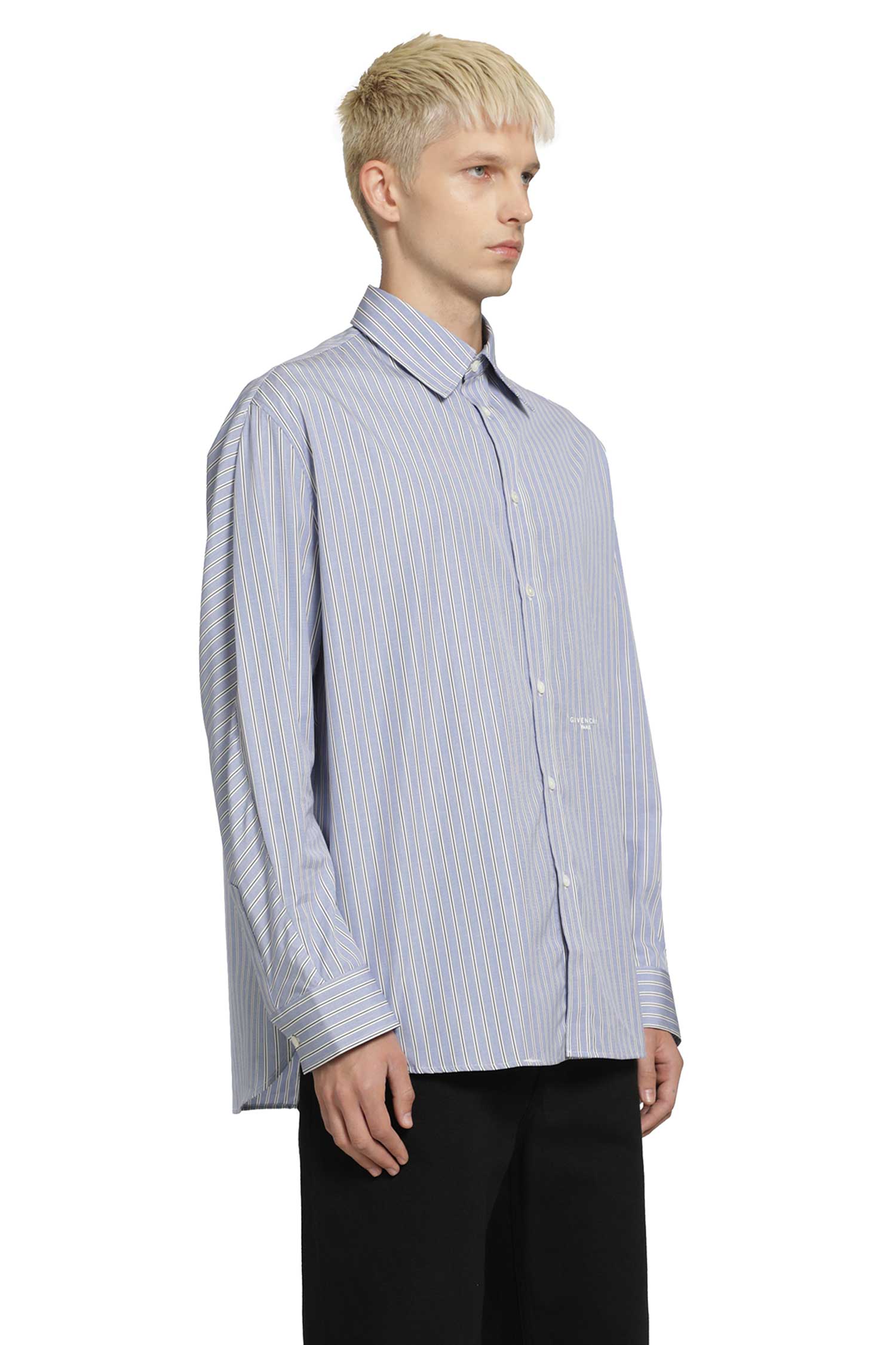 GIVENCHY Pinstriped Shirt in Cotton Poplin man