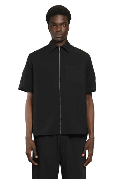 Couture Seam Zip-Up Shirt
